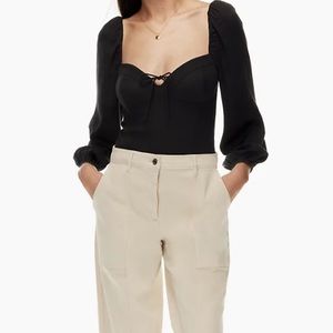 Aritzia novella blouse
